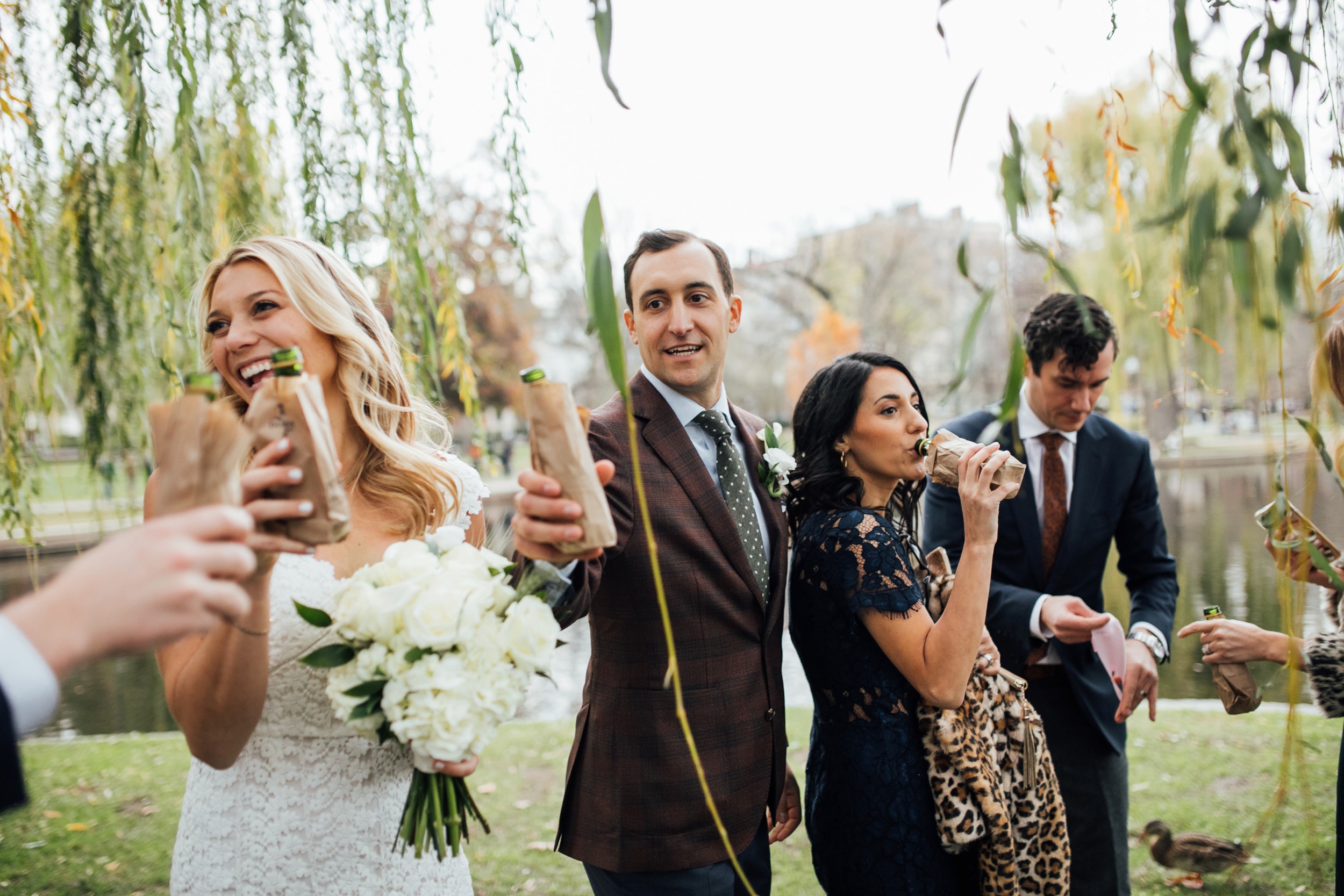 Boston Public Garden wedding